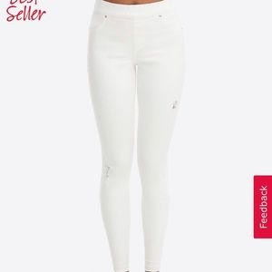 Spanx white jeans size S